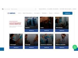 Universidade Salvador's Website Screenshot