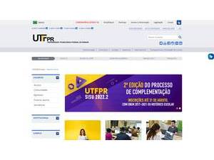 Federal University of Technology - Paraná's Website Screenshot