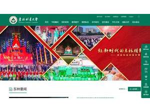 东北林业大学's Website Screenshot