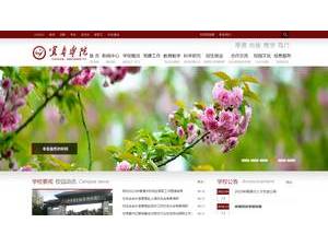 Yichun University's Website Screenshot