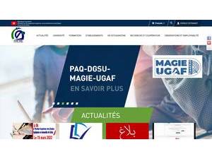جامعة قفصة's Website Screenshot