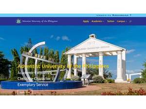 Adventist University of the Philippines's Website Screenshot