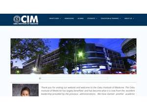 Cebu Institute of Medicine's Website Screenshot