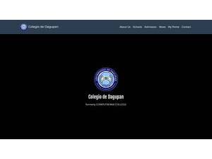 Dagupan College's Website Screenshot