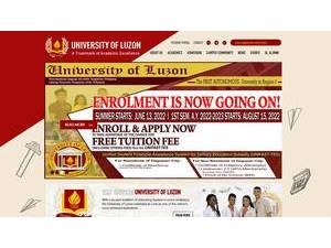 University of Luzon's Website Screenshot