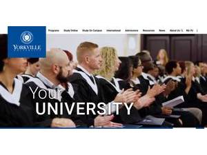 Yorkville University's Website Screenshot