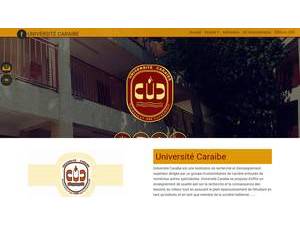 University of Caraibe's Website Screenshot