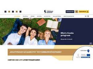 Corvinus University of Budapest's Website Screenshot