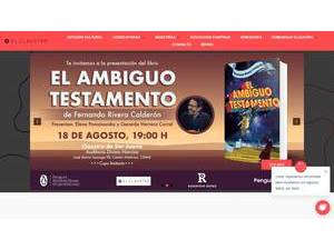 Claustro de Sor Juana University's Website Screenshot
