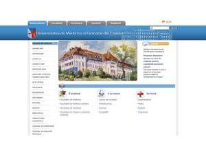 University of Medicine and Pharmacy of Craiova's Website Screenshot