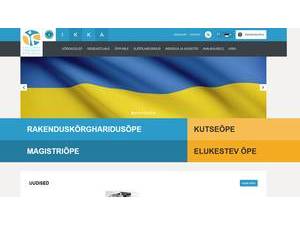 Tallinna Tervishoiu Kõrgkool's Website Screenshot