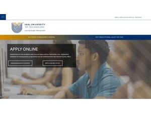 Vaal University of Technology's Website Screenshot
