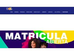 Universidad Continental de las Ciencias y las Artes's Website Screenshot