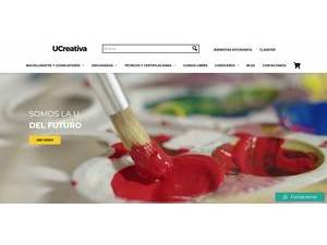 Universidad Creativa's Website Screenshot