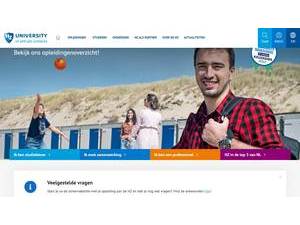 Hogeschool Zeeland's Website Screenshot
