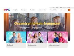 Vaasan ammattikorkeakoulu's Website Screenshot