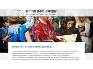 Institutes of Saint-Luc de Bruxelles's Website Screenshot