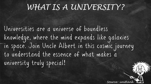 What is a University?