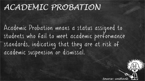 Academic Probation definition