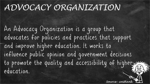 Advocacy Organization definition