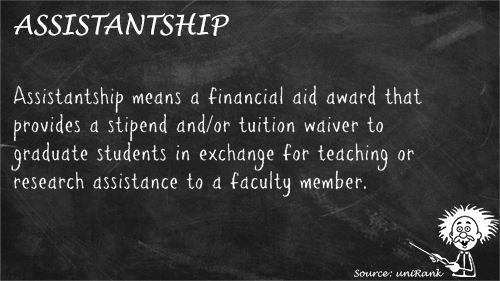 Assistantship definition