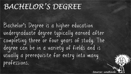 Bachelor's Degree definition