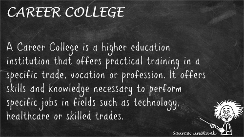 Career College definition
