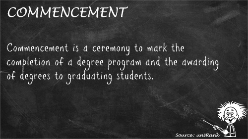 Commencement definition