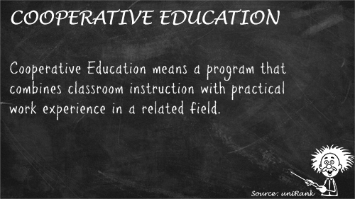 Cooperative Education definition