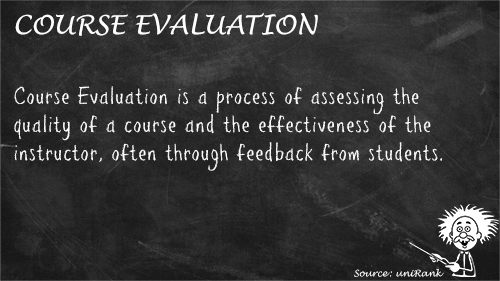 Course Evaluation definition