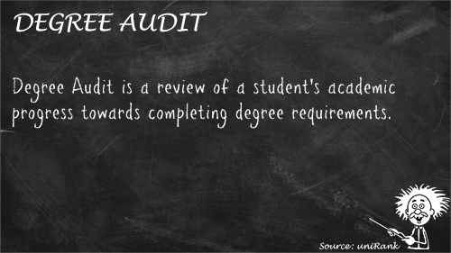 Degree Audit definition