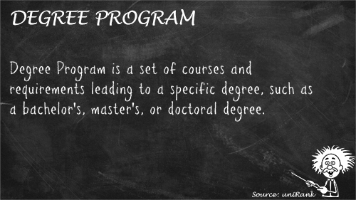 Degree Program definition