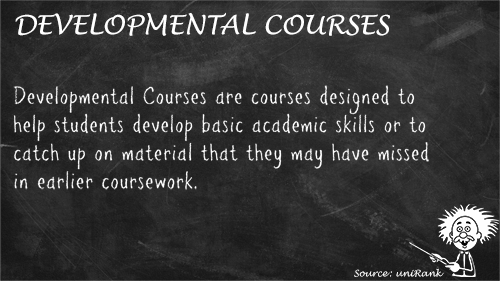 Developmental Courses definition