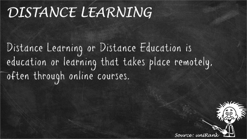 Distance Learning definition