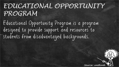 Educational Opportunity Program definition