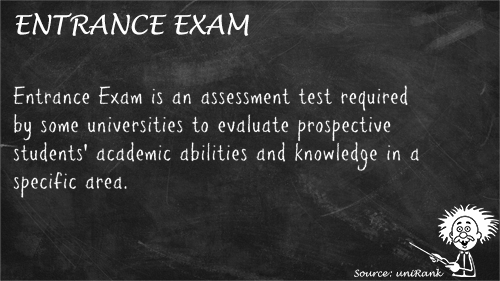 Entrance Exam definition