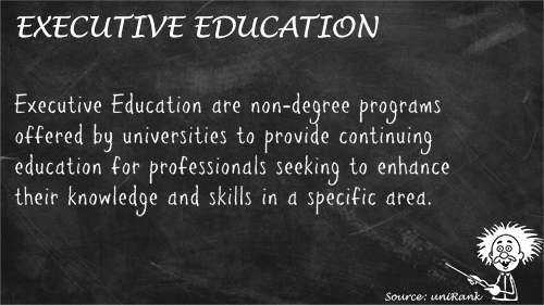 Executive Education definition