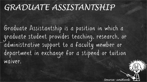 Graduate Assistantship definition