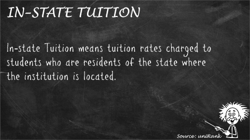 In-state Tuition definition