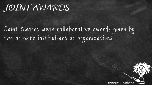 Joint Awards definition