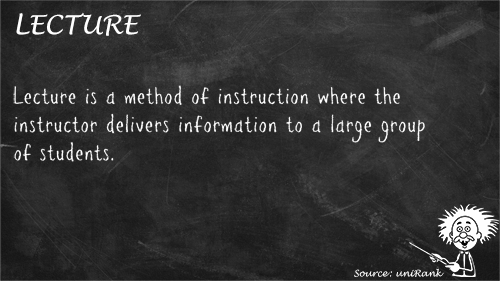 Lecture definition