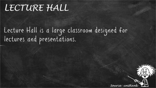 Lecture Hall definition