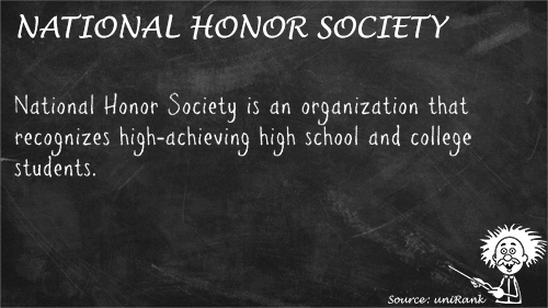 National Honor Society definition