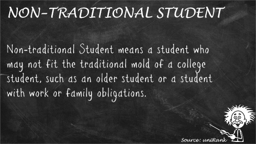 Non-traditional Student definition