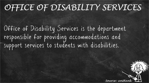Office of Disability Services definition