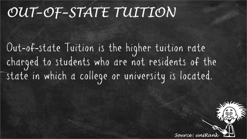Out-of-state Tuition definition