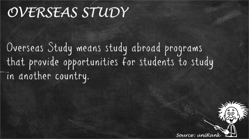 Overseas Study definition