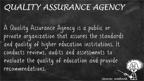 Quality Assurance Agency definition