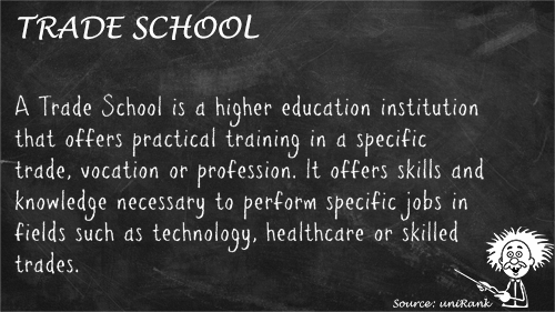 Trade School definition