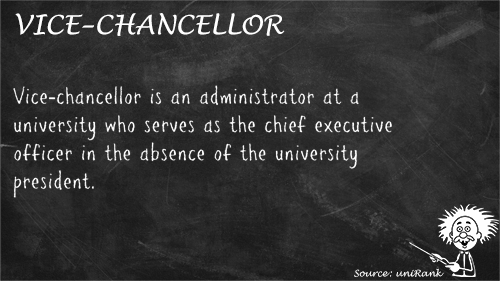 Vice-chancellor definition